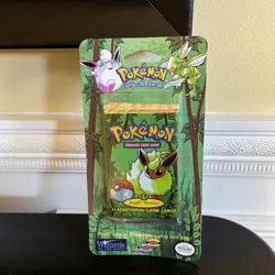 Vintage 1999 New Sealed WOTC Pokemon Jungle Blister Pack ,Flareon Artwork - Image 1