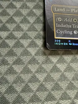 MTG Indatha Triome #309 Foil Showcase R Ikoria: Lair of Behemoths (IKO) *damaged - Image 3