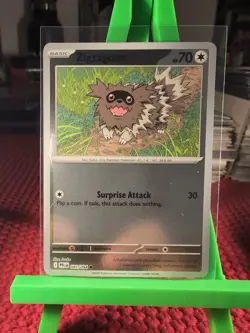 Pokemon Zigzagoon Phantasmal Flames Reverse Holo Common 081/094 - Image 2