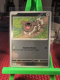 Pokemon Zigzagoon Phantasmal Flames Reverse Holo Common 081/094 - Image 3