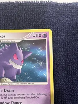 Pokemon TCG Gengar 27/130 Diamond & Pearl Regular Rare English 2007 - Image 4