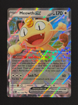 Pokemon 2026 Meowth ex 062/088 Me03: Perfect Order Double Rare Holo Near Mint NM - Image 1