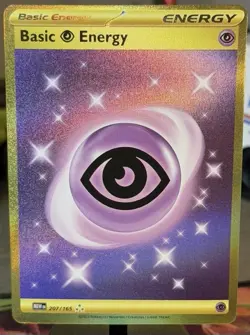 2023 Pokemon SV 151 -Basic Energy 207/165 Holo Gold Psychic Energy - Image 1