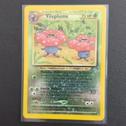 Pokemon TCG Vileplume 17/18 Southern Islands Reverse Holo - Image 1