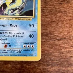Pokemon TCG Gyarados Base Set 6/102 Holo 1999-2000 Base Set LP- - Image 5