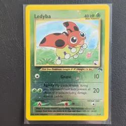 Pokemon TCG Ledyba 07/18 Southern Islands Reverse Holo - Image 1