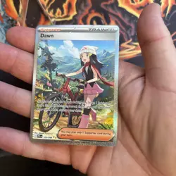 Dawn 129/094 Pokemon TCG Trainer Me02: Phantasmal Flames Holo SIR - Image 3
