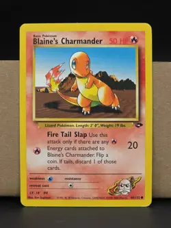 2000 Pokemon TCG Blaine's Charmander Gym Challenge Common - Image 1