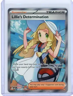Pokemon Mega Evolution Lillie’s Determination 169/132 Full Art Trainer - Image 1
