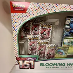 Pokemon Scarlet & Violet 151 Blooming Waters Premium Collection Box Sealed - Image 4