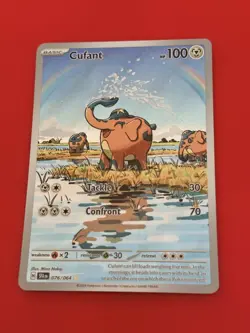 Cufant 076/064 Shrouded Fable Pokemon Full Art Illustration Rare - Image 1