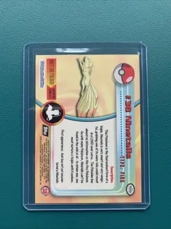 1999 Topps Pokemon Black Logo #38 Ninetails Ninetales MINT - Image 2