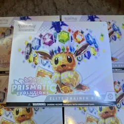 Pokemon TCG Prismatic Evolutions ETB Elite Trainer Box Sealed 11 - Read Desc - Image 1