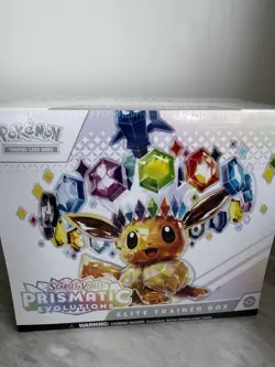 Pokemon TCG Prismatic Evolutions Elite Trainer Box ETB Sealed - Image 1
