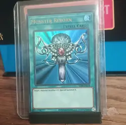 Monster Reborn Legend of Blue Eyes LOB-EN118 Ultra Rare - Image 1