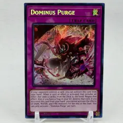 Dominus Purge MP25-EN095 1st Edition Prismatic Secret Rare Yugioh! - Image 1