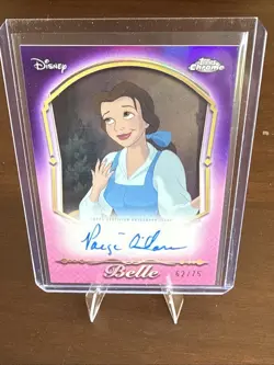 🔥2026 Topps Chrome Disney Belle Disney Princess Auto Paige O’Hara /75 Rare 🔥 - Image 1