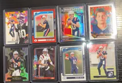 Panini Drake Maye Patriots Rookie 8-Card Lot Prizm/Optic/Select/Chrome/R&S - Image 1