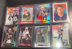 Panini Drake Maye Patriots Rookie 8-Card Lot Prizm/Optic/Select/Chrome/R&S - Image 2