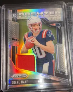 Panini Drake Maye Patriots Rookie 8-Card Lot Prizm/Optic/Select/Chrome/R&S - Image 3