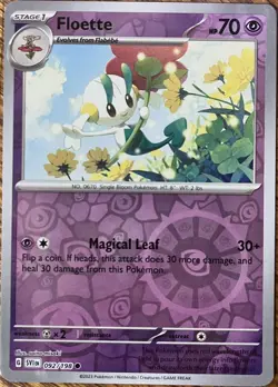 Floette 92/198 - Reverse Holo - Scarlet & Violet - Common - Read Desc. - Image 1