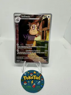 Raticate 099/088 Illustration Rare Pokemon Card Perfect Order NM - Image 1