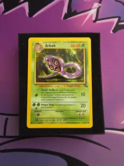Pokemon TCG Arbok Fossil Card 31/62 Regular Uncommon - Image 1