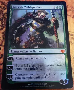 MTG Garruk Wildspeaker Garruk vs. Liliana Foil LP - Image 1