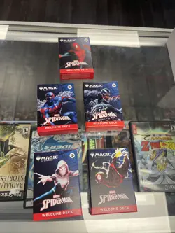 Spider-Man Magic the Gathering Welcome Deck Set of all 5 New Complete - Image 1