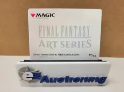 Magic: The Gathering Final Fantasy Art Series Zidane Gold Stamp 49/53 - Image 2