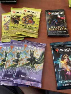MTG Masters booster pack lot, 1x double master, 1x Ultimate m, 3x MH2, 3x TS RM - Image 1