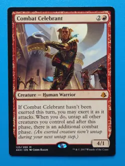 MTG 1x Combat Celebrant LP Amonkhet Magic - Image 1