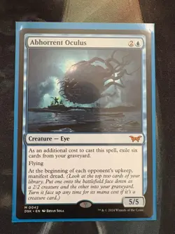 Abhorrent Oculus - Duskmourn: House of Horror Regular Non-Foil Magic Gathering - Image 1