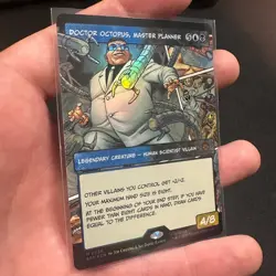 Doctor Octopus, Master Planner 228 Borderless MTG Marvel's Spider-Man FOIL NM/M - Image 1