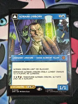 MTG - NORMAN OSBORN - MYTHIC - BORDERLESS - NM - SPM - Image 1