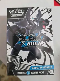 Pokemon TCG: Scarlet & Violet Black Bolt New Factory Sealed Booster Bundle Box - Image 1