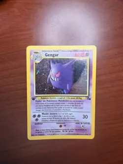 Gengar 5/62 - 1st Edition - Pokemon TCG Fossil Rare - HOLO Foil - SPANISH NM-LP - Image 1