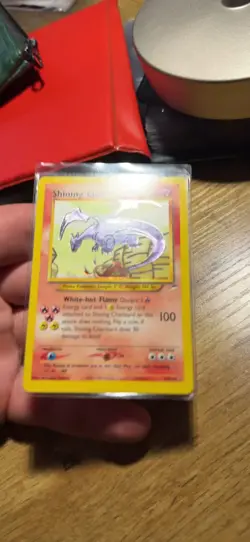 🔥 Pokemon TCG Shining Charizard Holo 1st Edition Neo Destiny 107/105 - Image 2