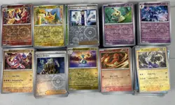 1000 Pokemon TCG Reverse Holo Foil Only Bulk Lot Scarlet & Violet Era Near Mint - Image 1