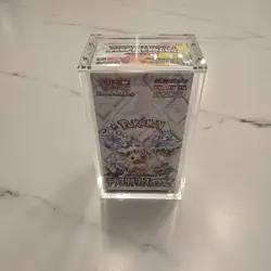 Pokemon Japanese Booster Box Acrylic Case - Magnetic Lid & UV Protection - Image 1