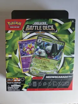 Meowscarada EX Pokemon TCG Deluxe Battle Deck - New - Sealed - Image 1