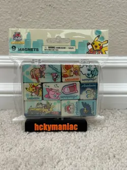 NEW EXLCUSIVE 2025 Pokemon World Championships 9 Nine Magnets ANAHEIM - Image 1