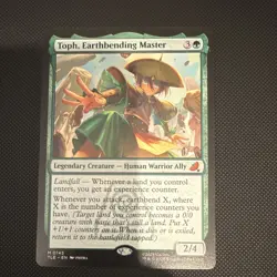 Wizards of the Coast MTG Toph, Earthbending Master Mythic Green #145 Eng 2/4 - Image 1