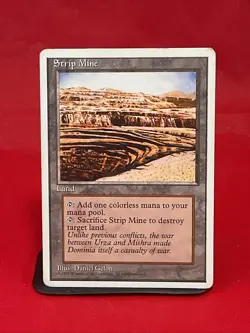 Strip Mine MTG Core Set 4th Edition Regular V2 - Image 1