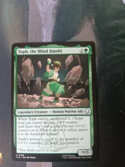 Toph, the Blind Bandit 198 Avatar: The Last Airbender Magic: The Gathering NM - Image 1