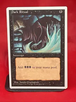 Dark Ritual MTG Core Set 4th Edition Regular W2 - Image 1