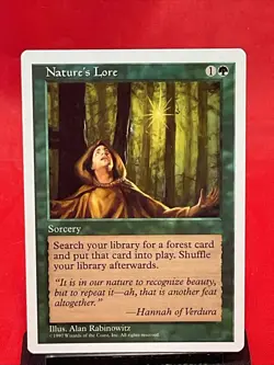 Nature's Lore MTG Core Set 5th Edition Regular W1 - Image 1