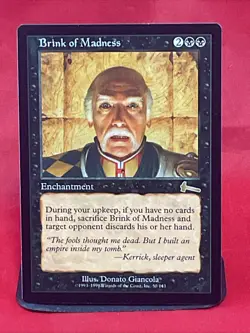 Brink of Madness Urza's Legacy Regular W2 - Image 1