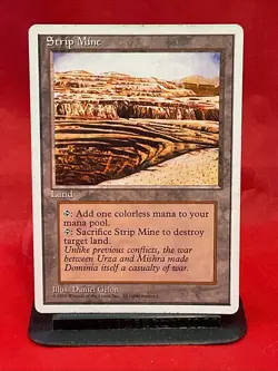 Strip Mine MTG Core Set 4th Edition Regular W1 - Image 1
