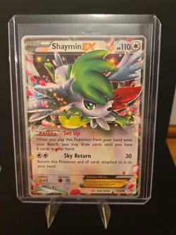 Shaymin EX 2015 Roaring Skies 77/108 Rare Pokemon World Championships 2016 - NM - Image 1